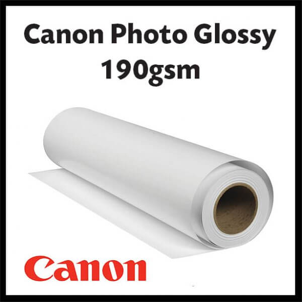 Wide Format 914 MM X 30 Metres Canon Gloss Aqueous Roll 190GSM