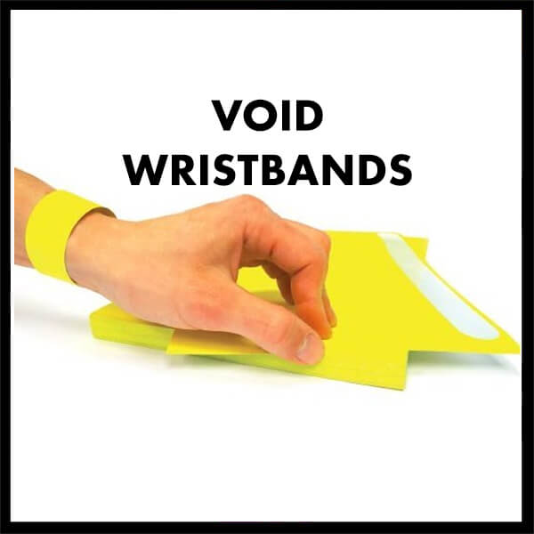 Event Polyester Void Wristbands
