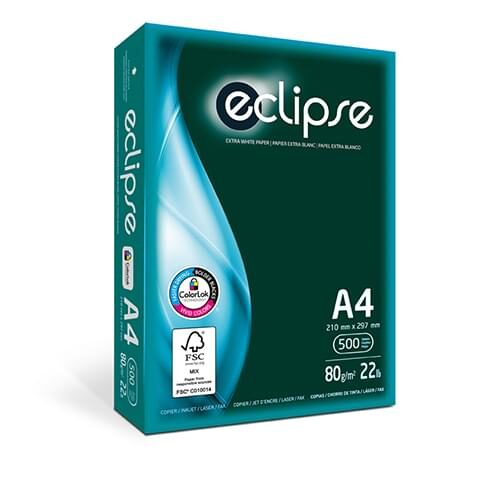 Eclipse Copier Green Box (Bright White)  80gsm - Boxed 5 reams